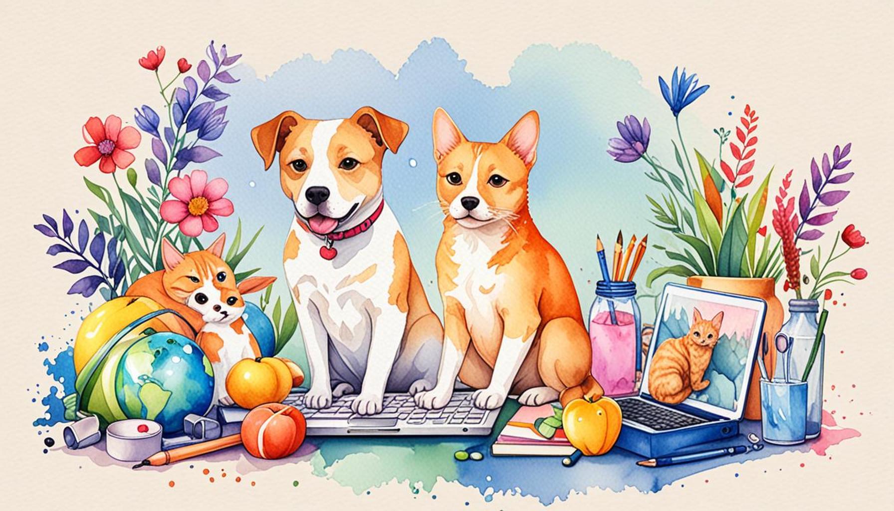 Online and offline resources to assist in the transition of adopted pets to their new families